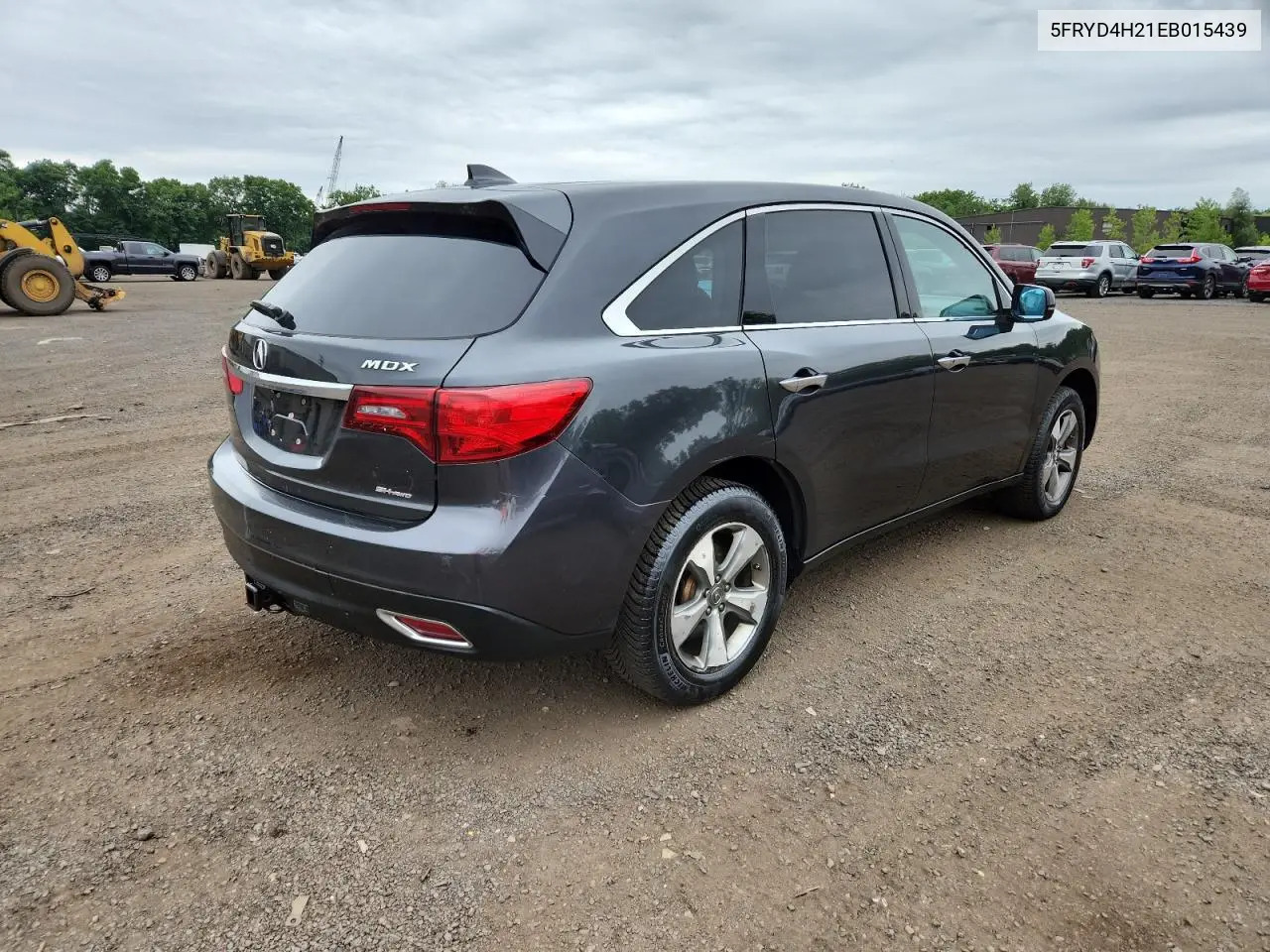 2014 Acura Mdx VIN: 5FRYD4H21EB015439 Lot: 62651585
