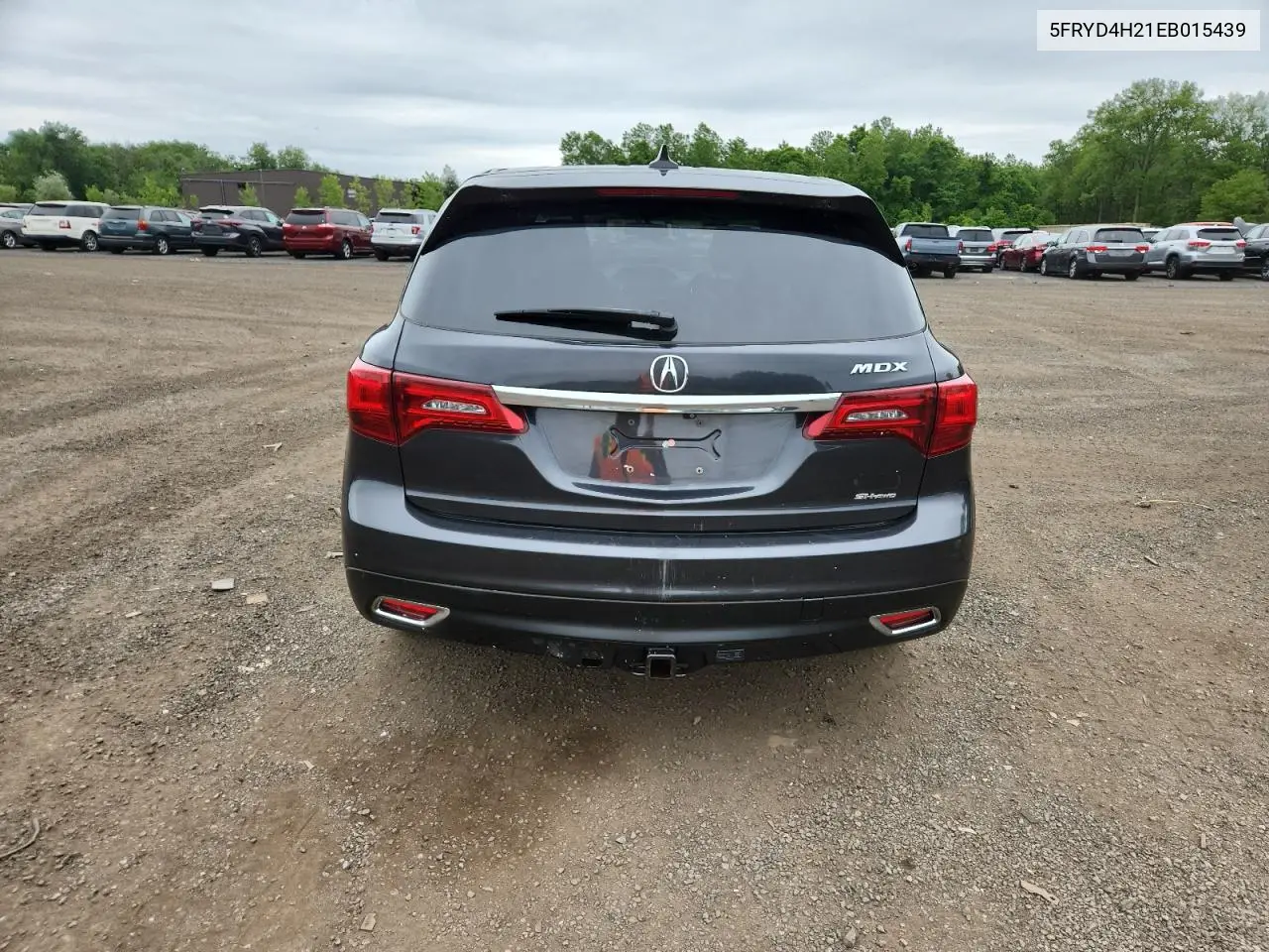 2014 Acura Mdx VIN: 5FRYD4H21EB015439 Lot: 62651585