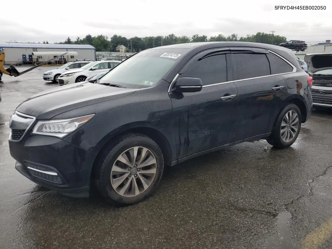 2014 Acura Mdx Technology VIN: 5FRYD4H45EB002050 Lot: 62874775