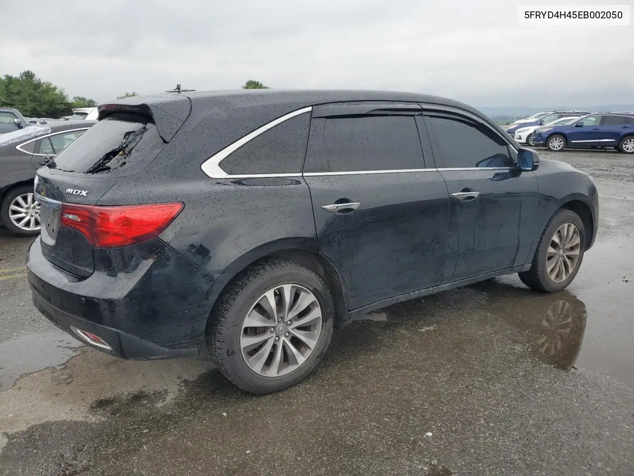2014 Acura Mdx Technology VIN: 5FRYD4H45EB002050 Lot: 62874775
