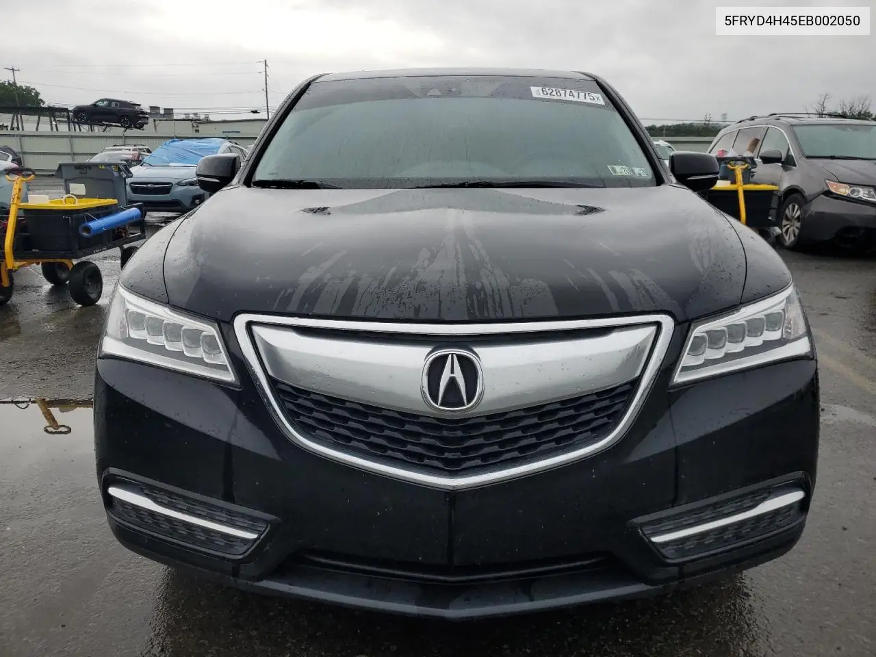 2014 Acura Mdx Technology VIN: 5FRYD4H45EB002050 Lot: 62874775