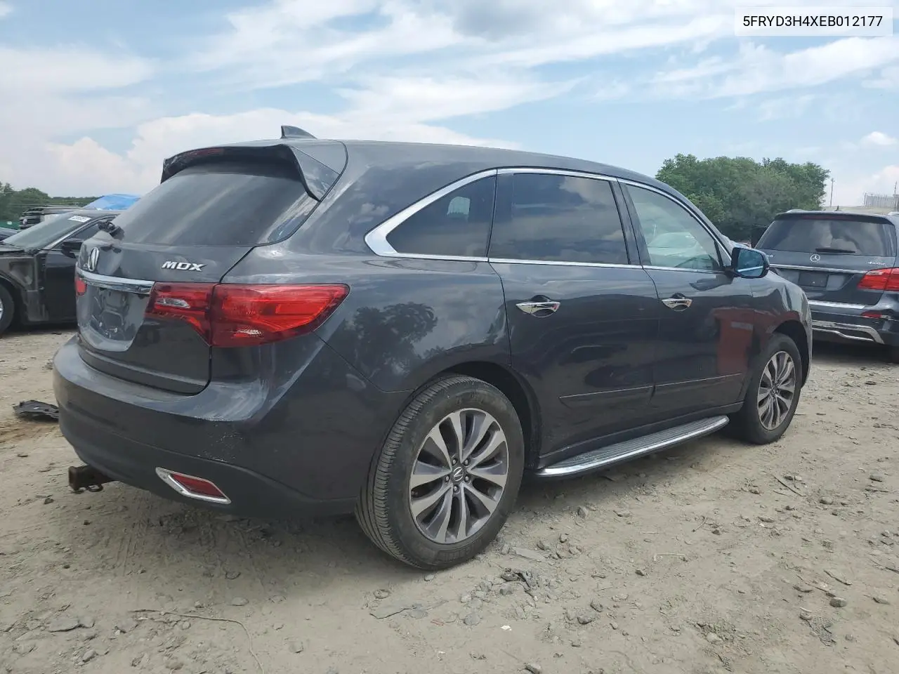 2014 Acura Mdx Technology VIN: 5FRYD3H4XEB012177 Lot: 62967105