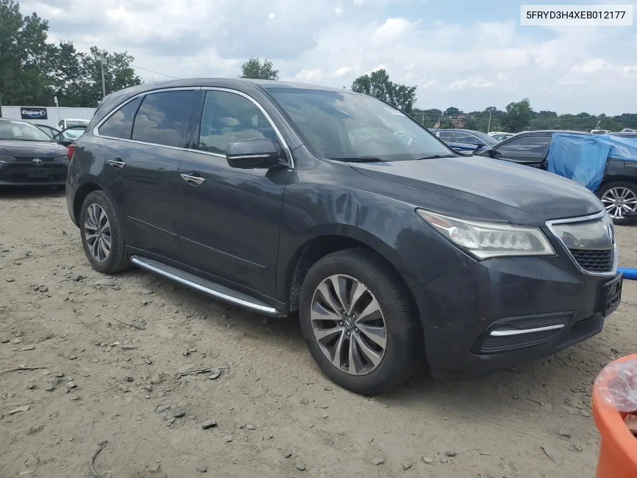 2014 Acura Mdx Technology VIN: 5FRYD3H4XEB012177 Lot: 62967105