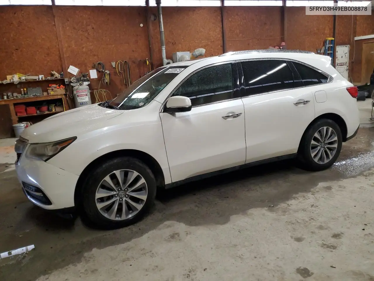 2014 Acura Mdx Technology VIN: 5FRYD3H49EB008878 Lot: 63008675
