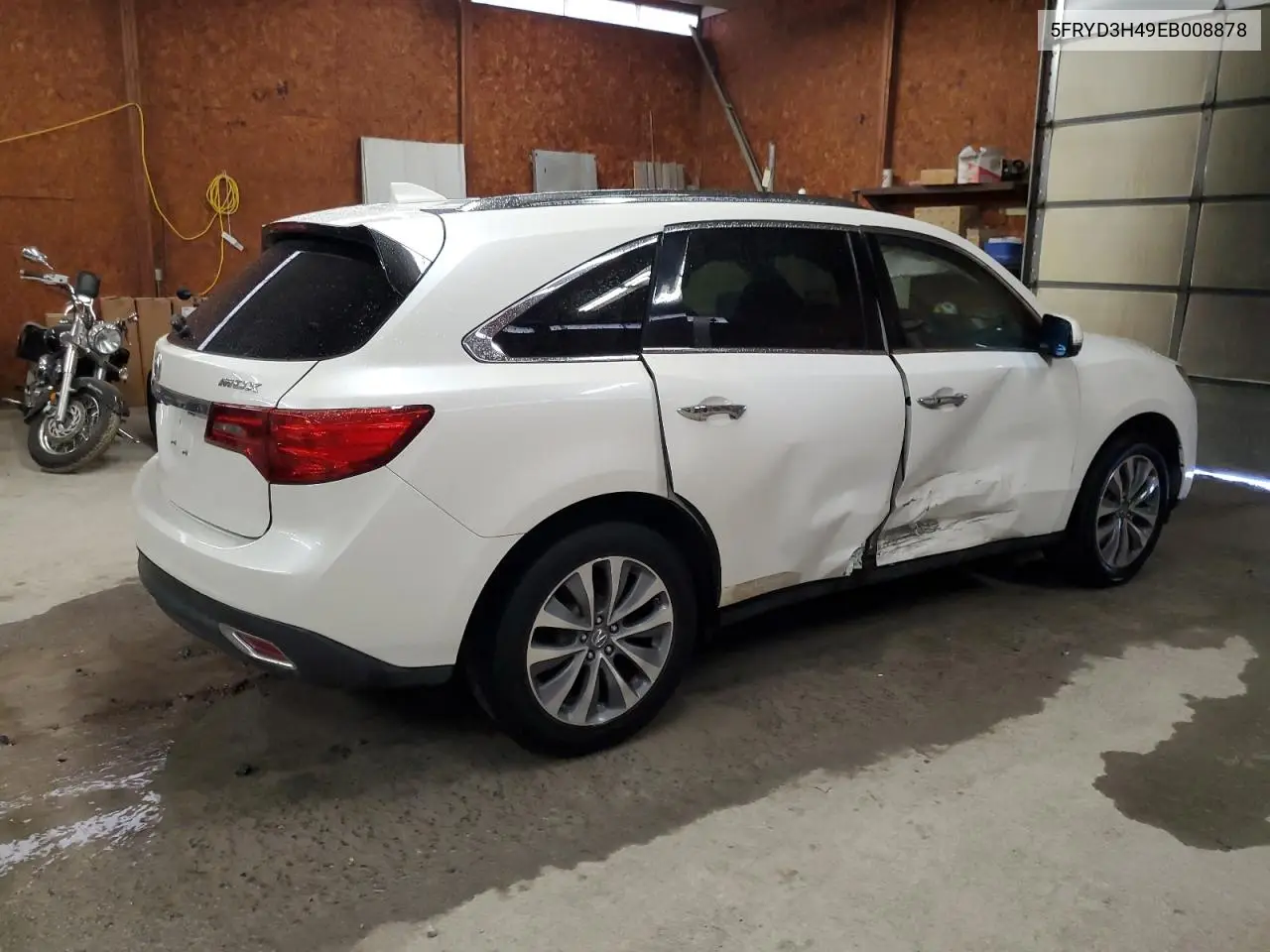 2014 Acura Mdx Technology VIN: 5FRYD3H49EB008878 Lot: 63008675