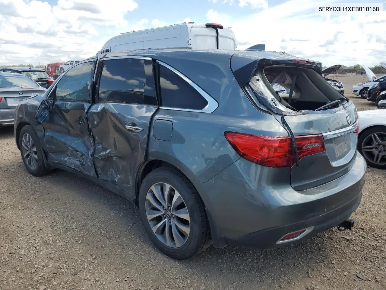 2014 Acura Mdx Technology VIN: 5FRYD3H4XEB010168 Lot: 63021185