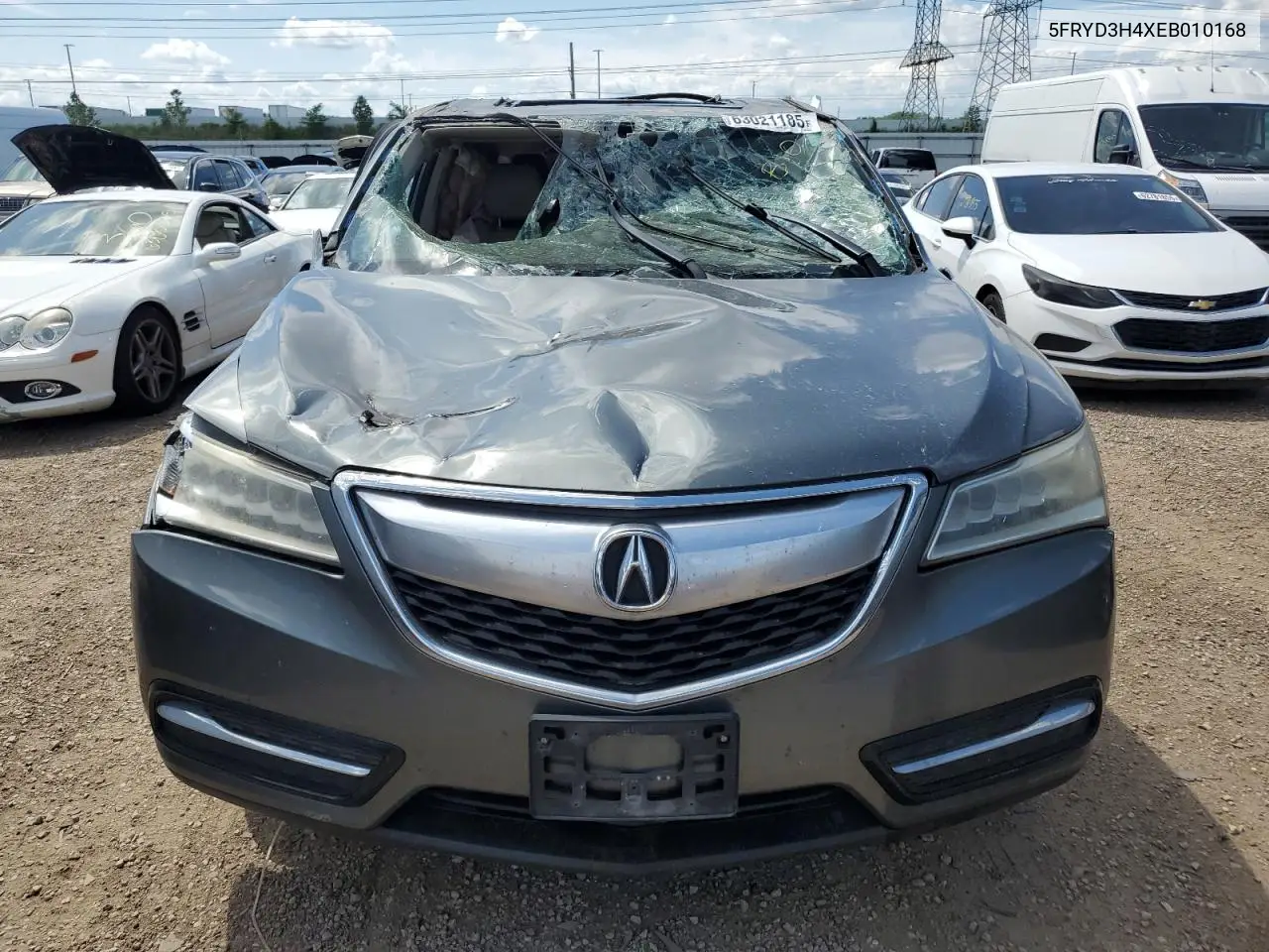 2014 Acura Mdx Technology VIN: 5FRYD3H4XEB010168 Lot: 63021185