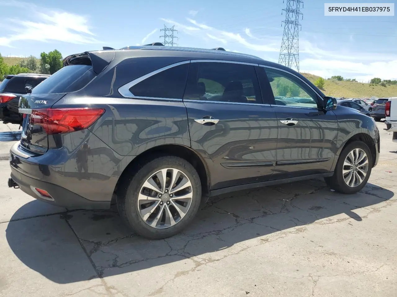 2014 Acura Mdx Technology VIN: 5FRYD4H41EB037975 Lot: 63296645