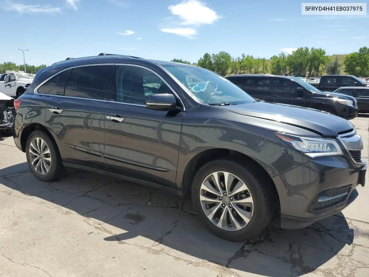 2014 Acura Mdx Technology VIN: 5FRYD4H41EB037975 Lot: 63296645