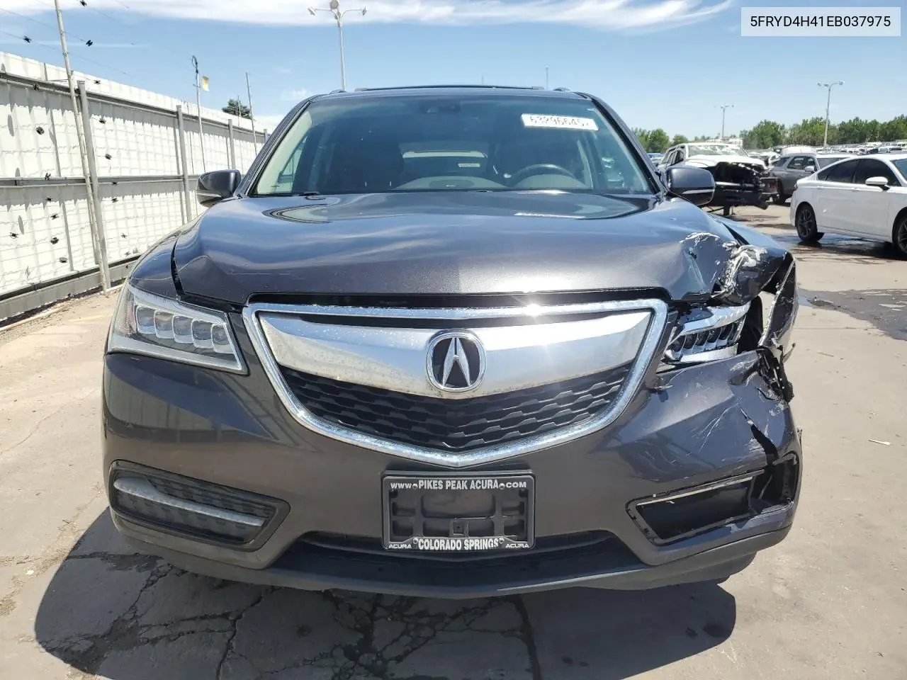 2014 Acura Mdx Technology VIN: 5FRYD4H41EB037975 Lot: 63296645