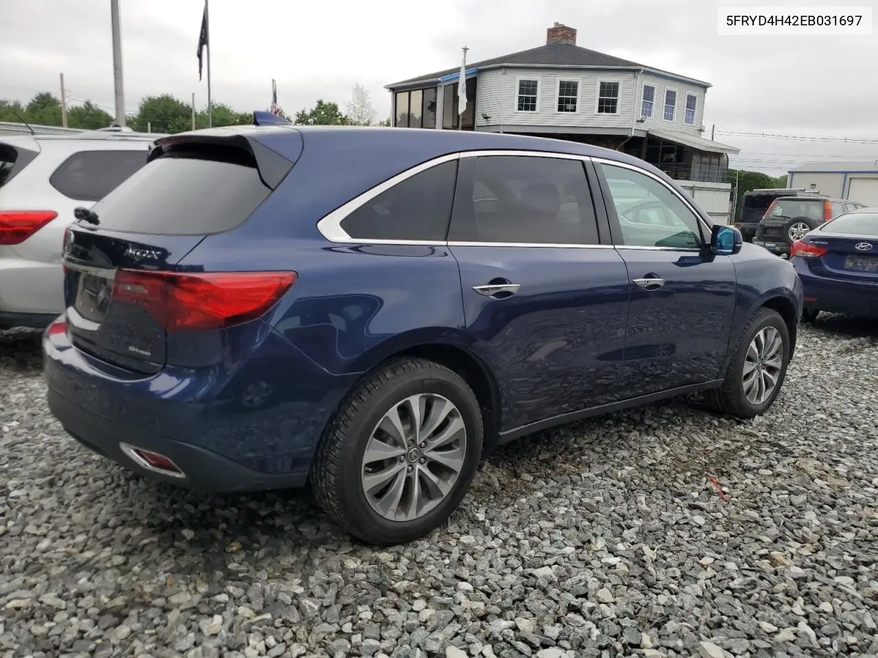 2014 Acura Mdx Technology VIN: 5FRYD4H42EB031697 Lot: 63367625