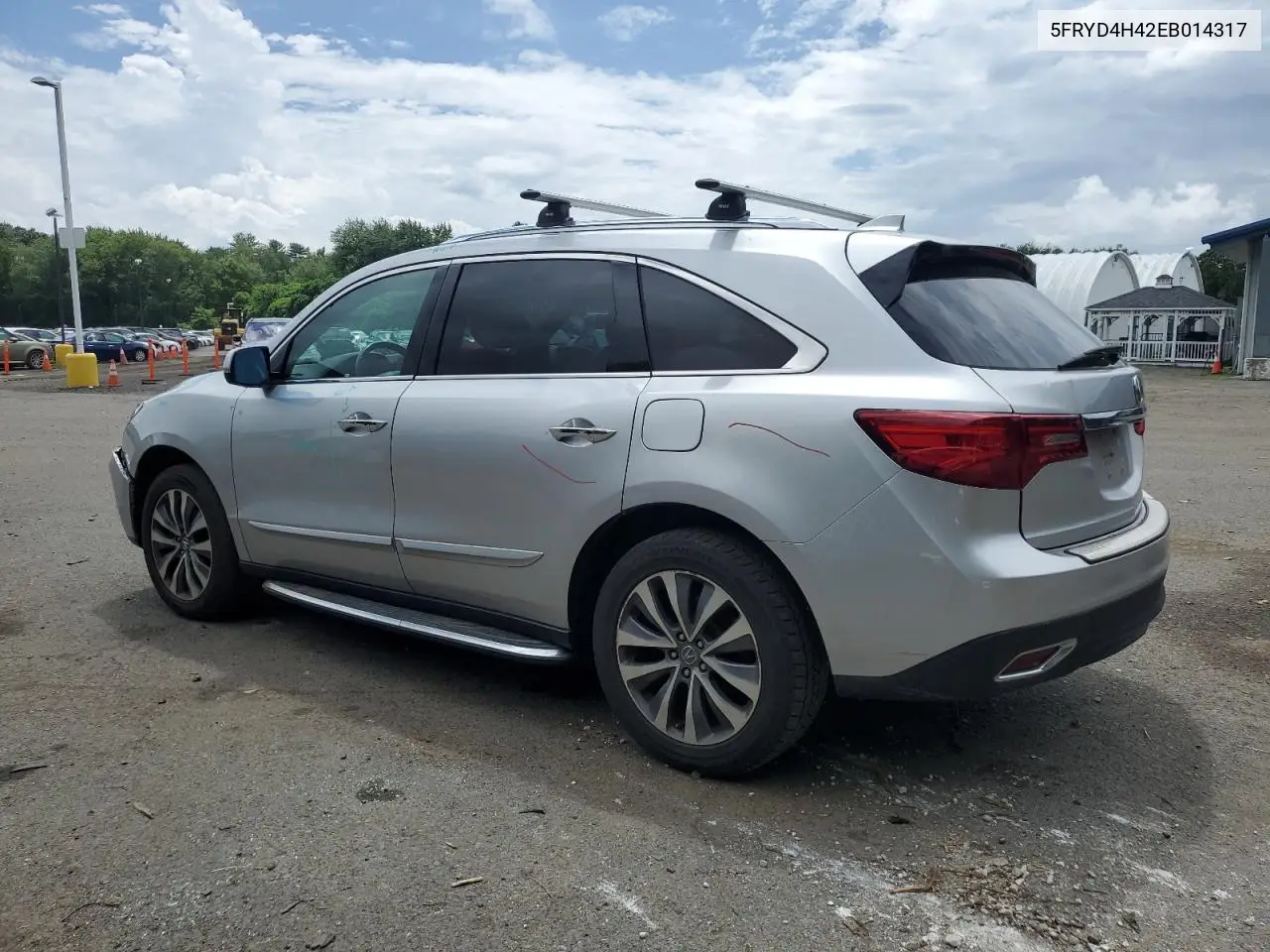 2014 Acura Mdx Technology VIN: 5FRYD4H42EB014317 Lot: 63423155