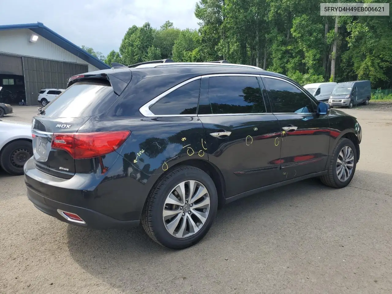 2014 Acura Mdx Technology VIN: 5FRYD4H49EB006621 Lot: 63594475