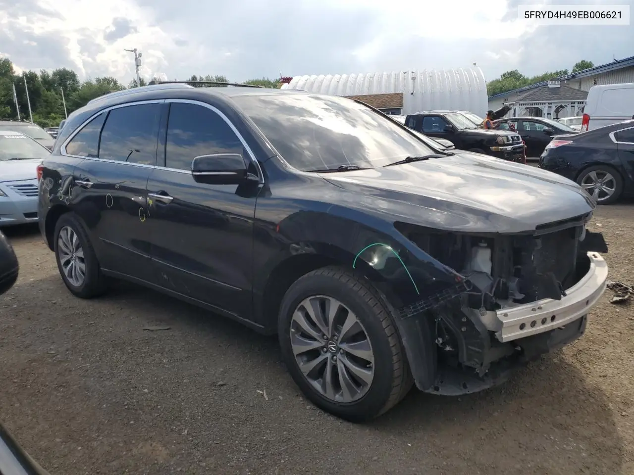 2014 Acura Mdx Technology VIN: 5FRYD4H49EB006621 Lot: 63594475