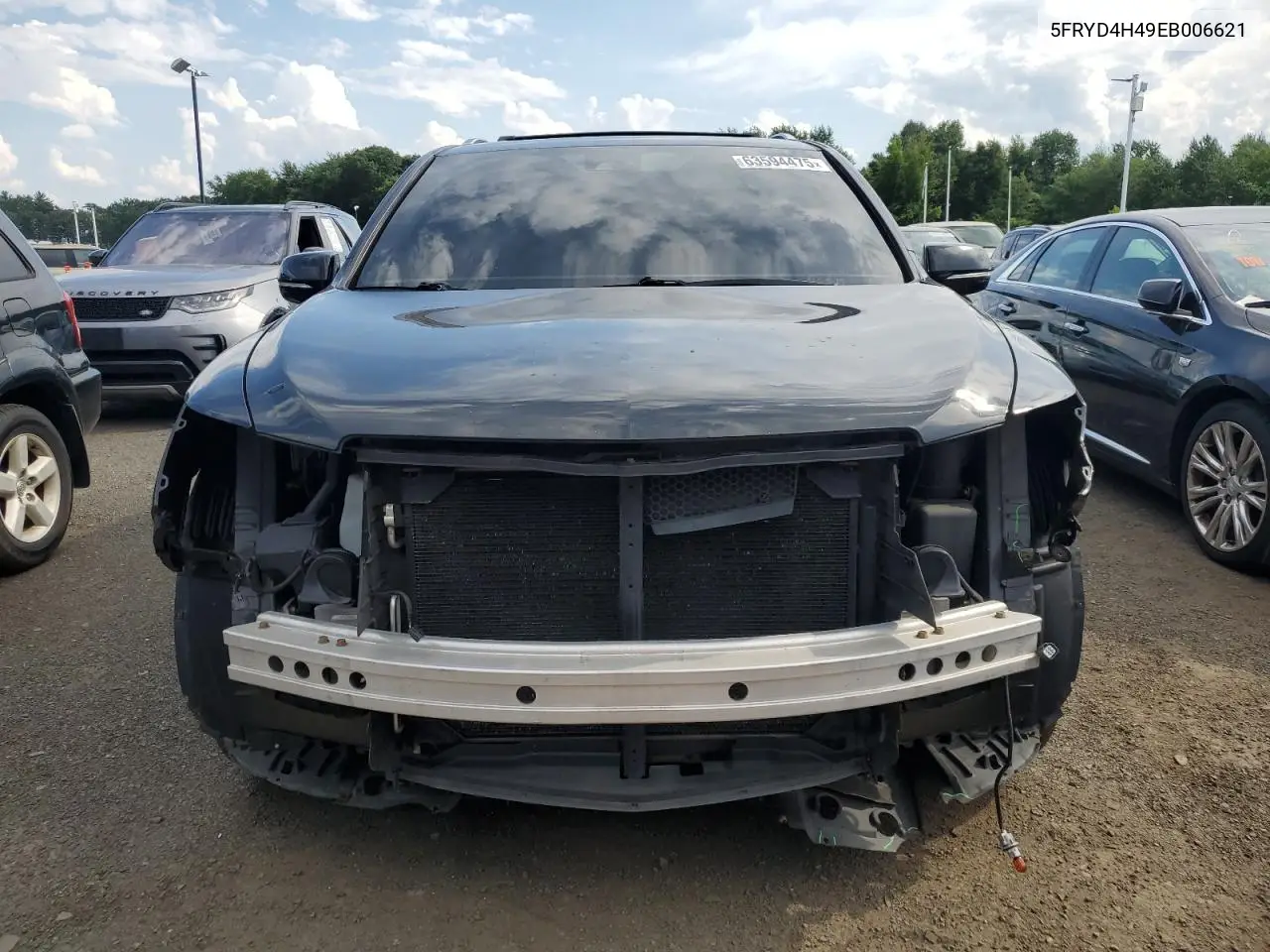 2014 Acura Mdx Technology VIN: 5FRYD4H49EB006621 Lot: 63594475