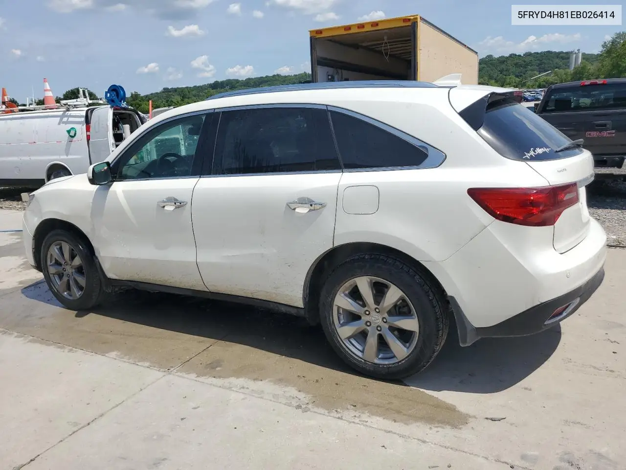 2014 Acura Mdx Advance VIN: 5FRYD4H81EB026414 Lot: 64026805