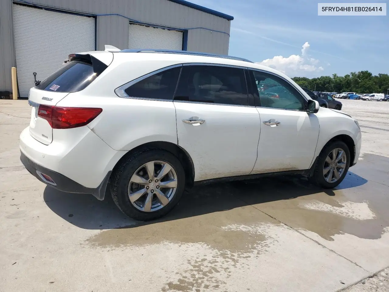 2014 Acura Mdx Advance VIN: 5FRYD4H81EB026414 Lot: 64026805