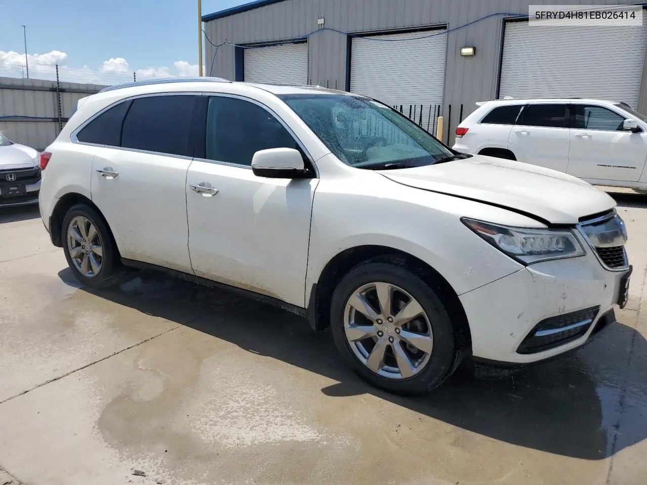 2014 Acura Mdx Advance VIN: 5FRYD4H81EB026414 Lot: 64026805