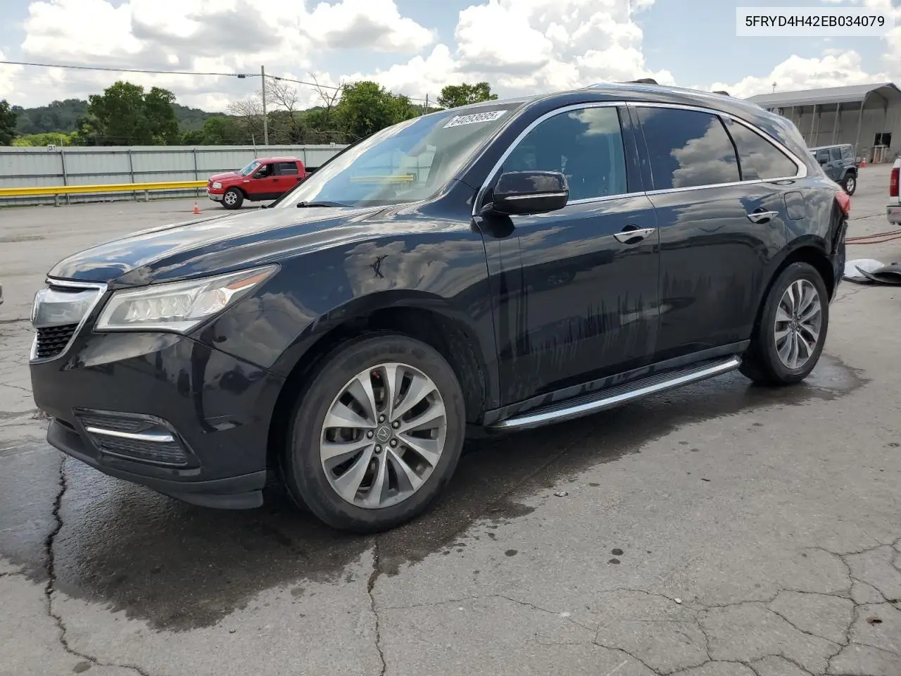 2014 Acura Mdx Technology VIN: 5FRYD4H42EB034079 Lot: 64093695