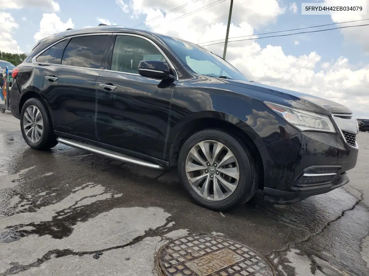 2014 Acura Mdx Technology VIN: 5FRYD4H42EB034079 Lot: 64093695