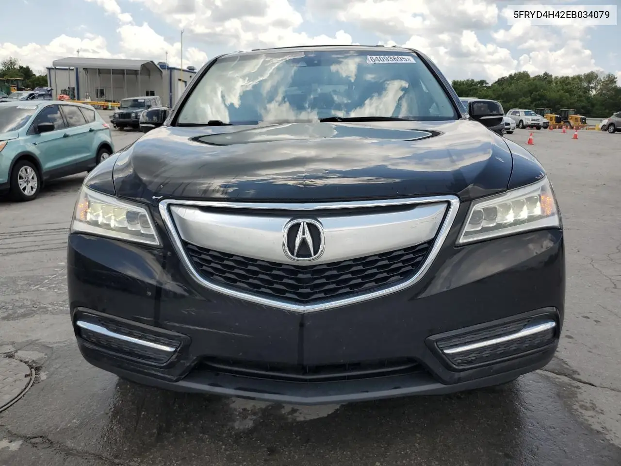 2014 Acura Mdx Technology VIN: 5FRYD4H42EB034079 Lot: 64093695