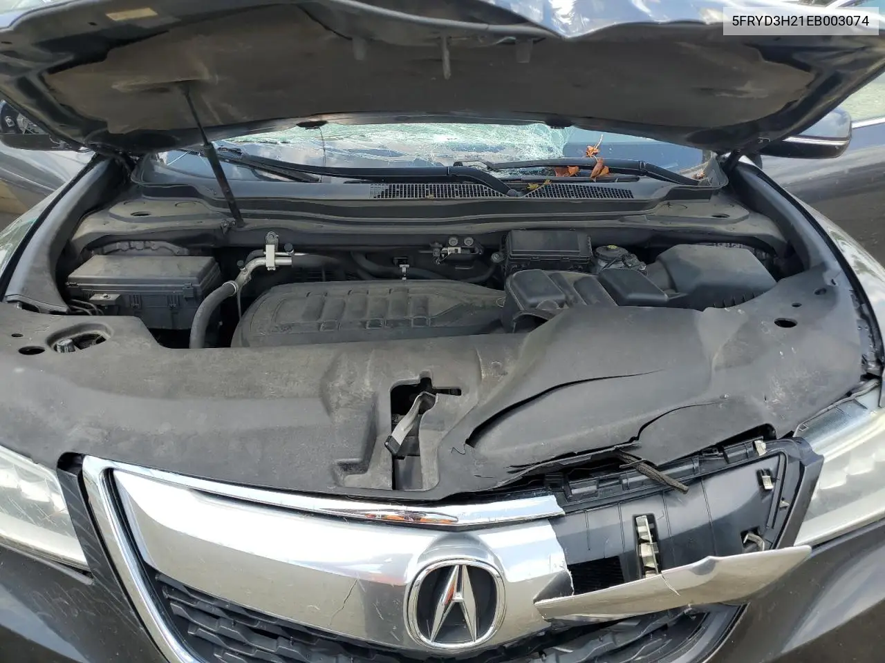 2014 Acura Mdx VIN: 5FRYD3H21EB003074 Lot: 64142215