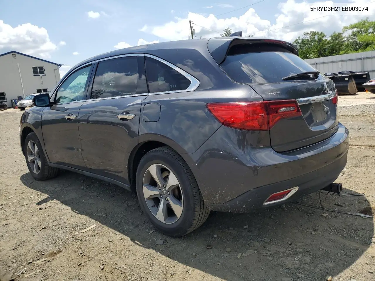 2014 Acura Mdx VIN: 5FRYD3H21EB003074 Lot: 64142215
