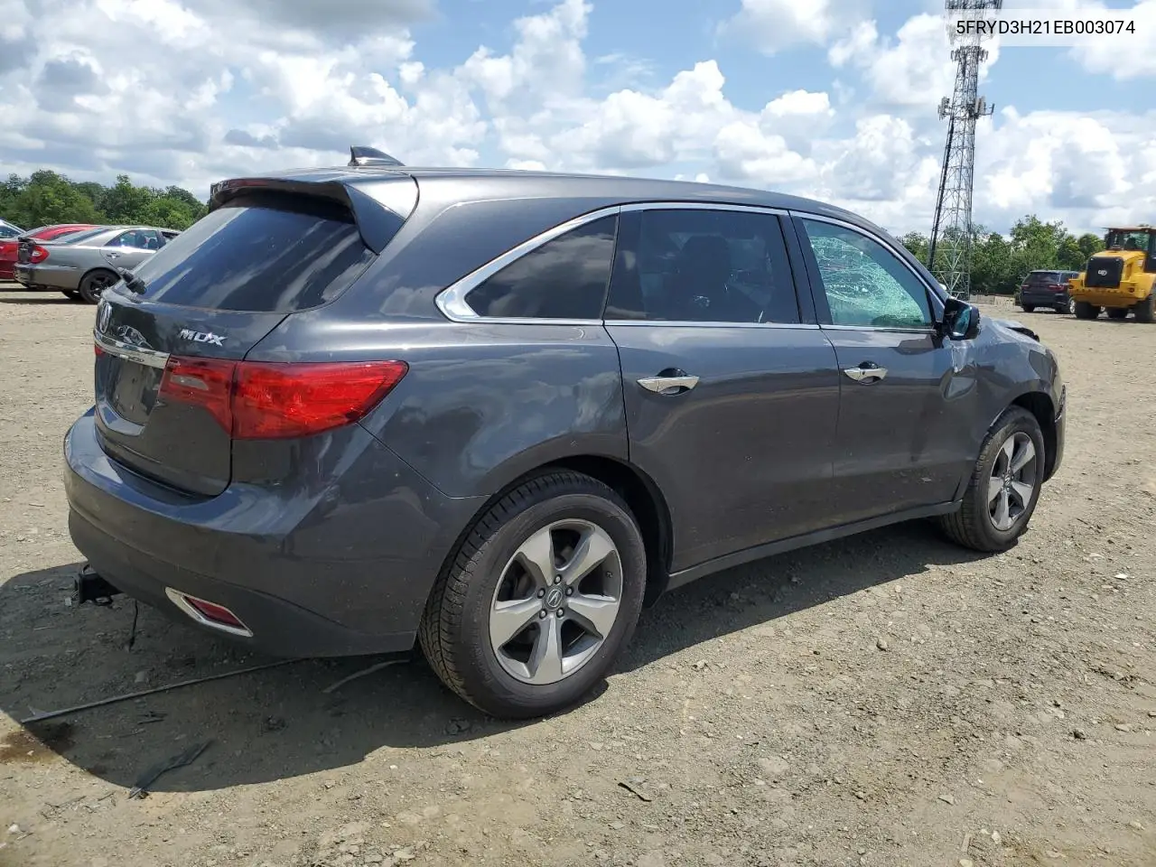 2014 Acura Mdx VIN: 5FRYD3H21EB003074 Lot: 64142215