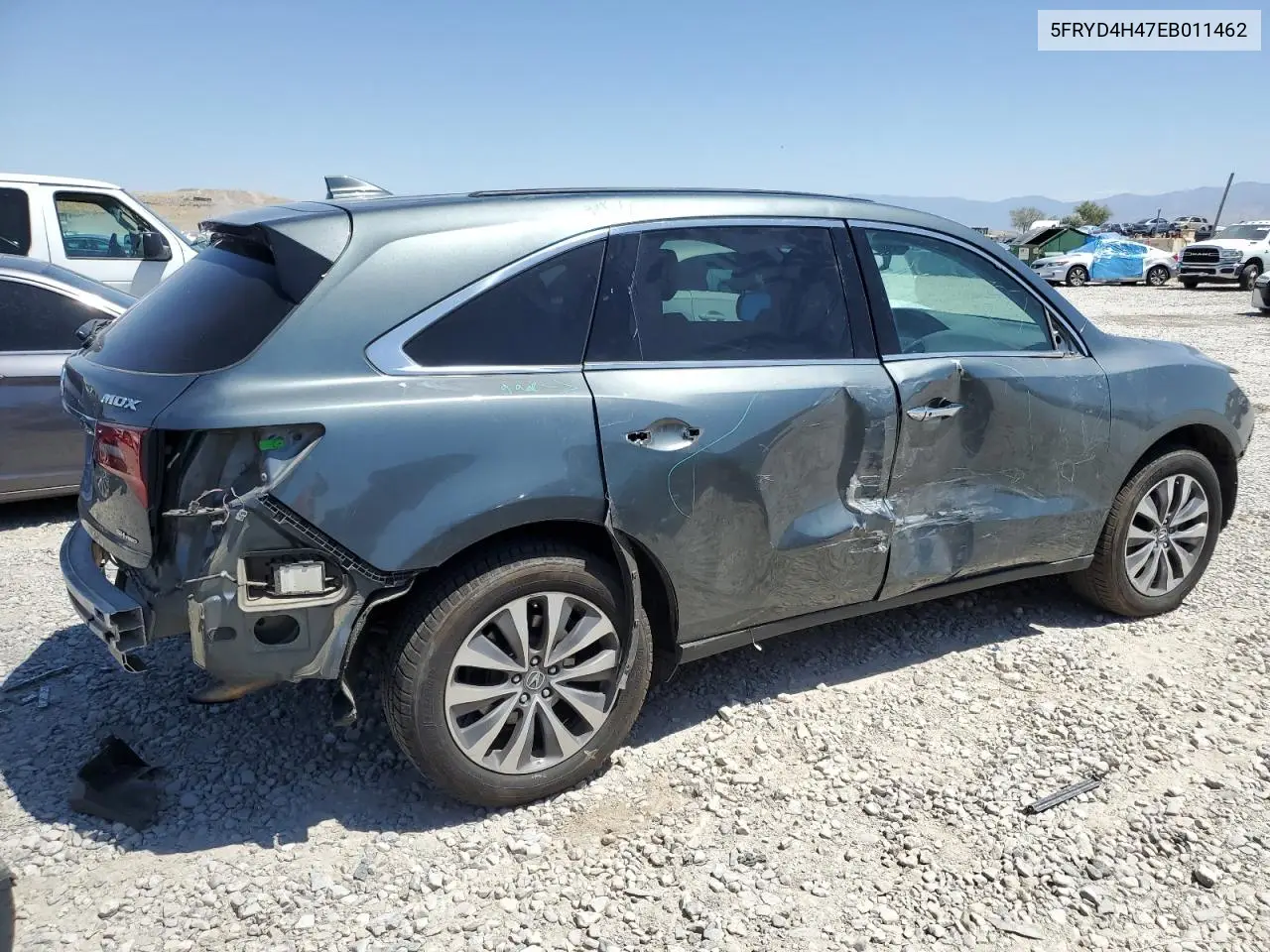 2014 Acura Mdx Technology VIN: 5FRYD4H47EB011462 Lot: 64398495