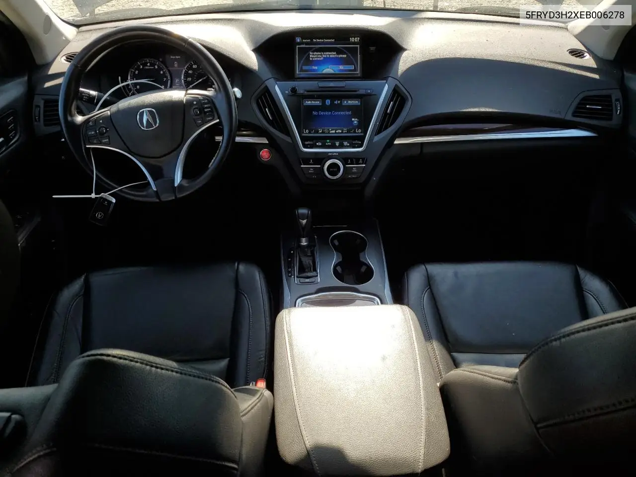 2014 Acura Mdx VIN: 5FRYD3H2XEB006278 Lot: 64420985
