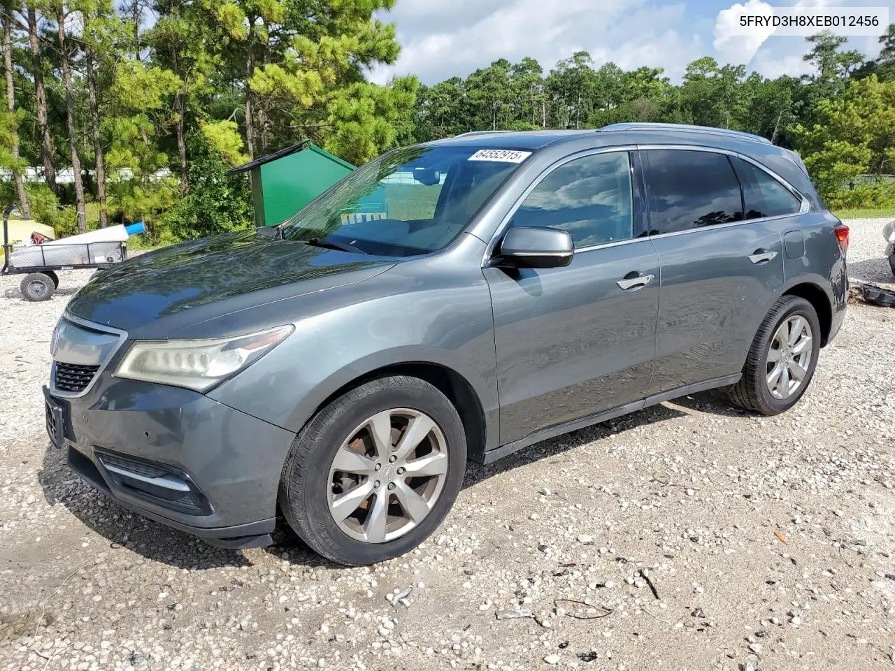 2014 Acura Mdx Advance VIN: 5FRYD3H8XEB012456 Lot: 64552915