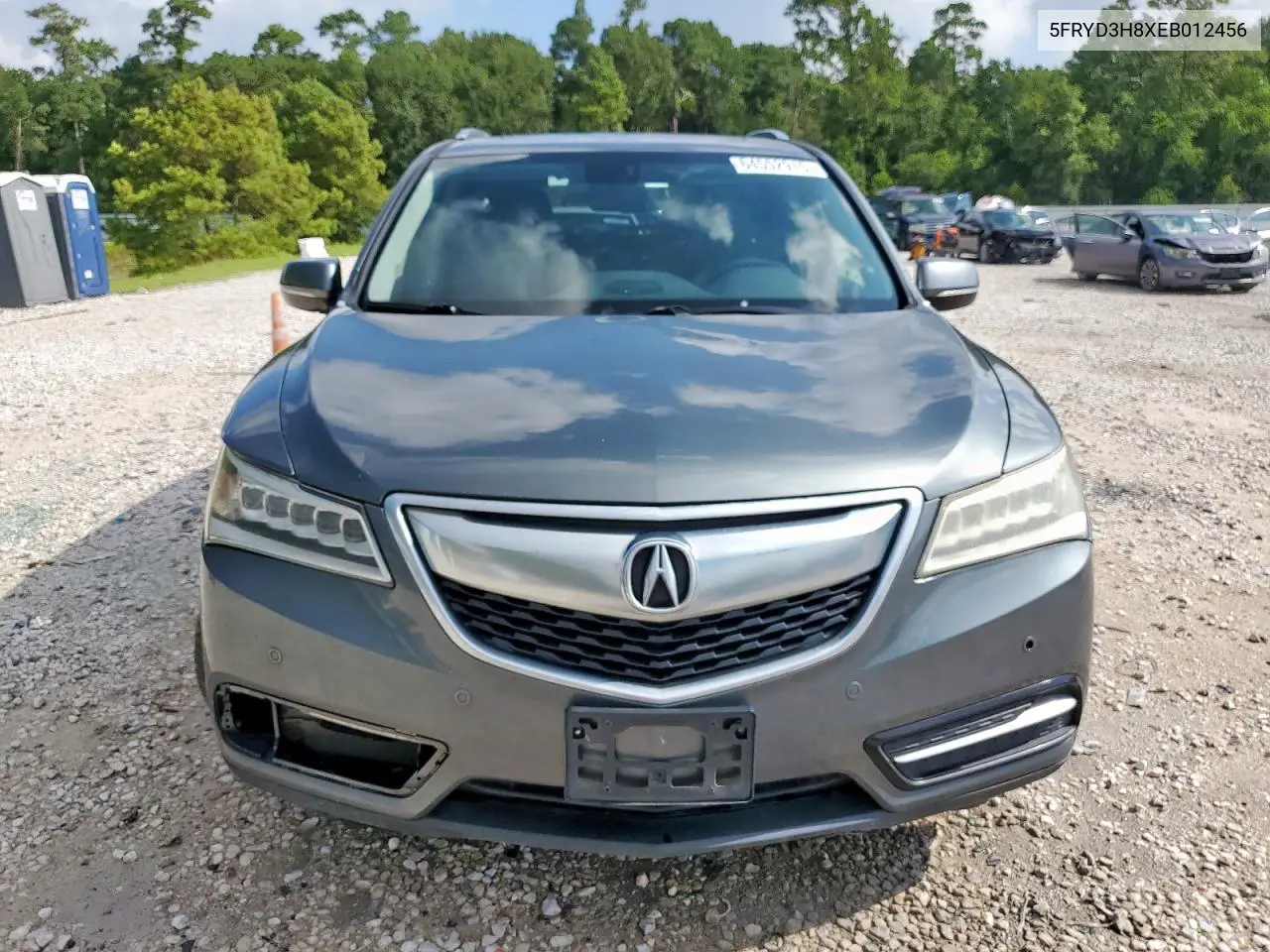 2014 Acura Mdx Advance VIN: 5FRYD3H8XEB012456 Lot: 64552915