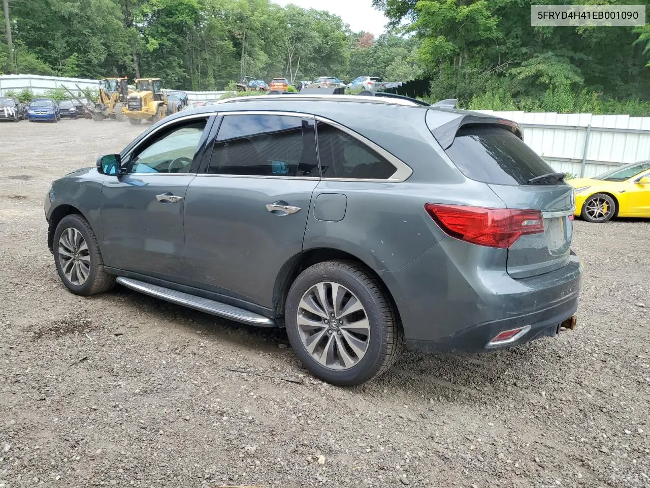2014 Acura Mdx Technology VIN: 5FRYD4H41EB001090 Lot: 64744755