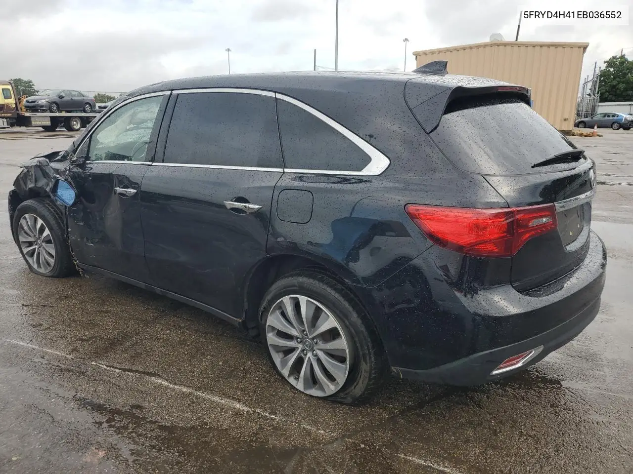 2014 Acura Mdx Technology VIN: 5FRYD4H41EB036552 Lot: 65048735