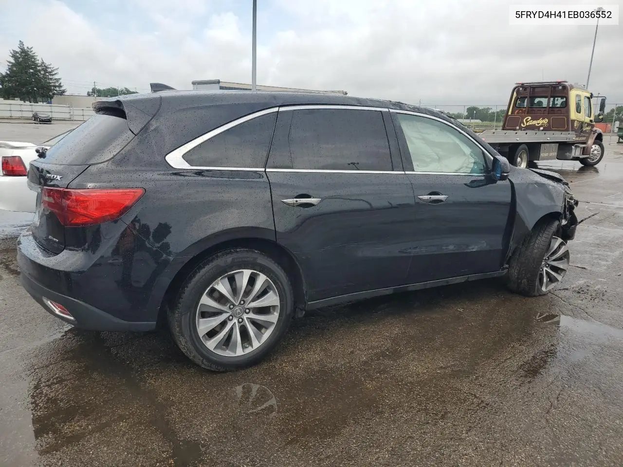 2014 Acura Mdx Technology VIN: 5FRYD4H41EB036552 Lot: 65048735