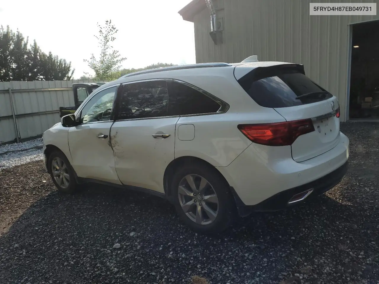 2014 Acura Mdx Advance VIN: 5FRYD4H87EB049731 Lot: 65534185