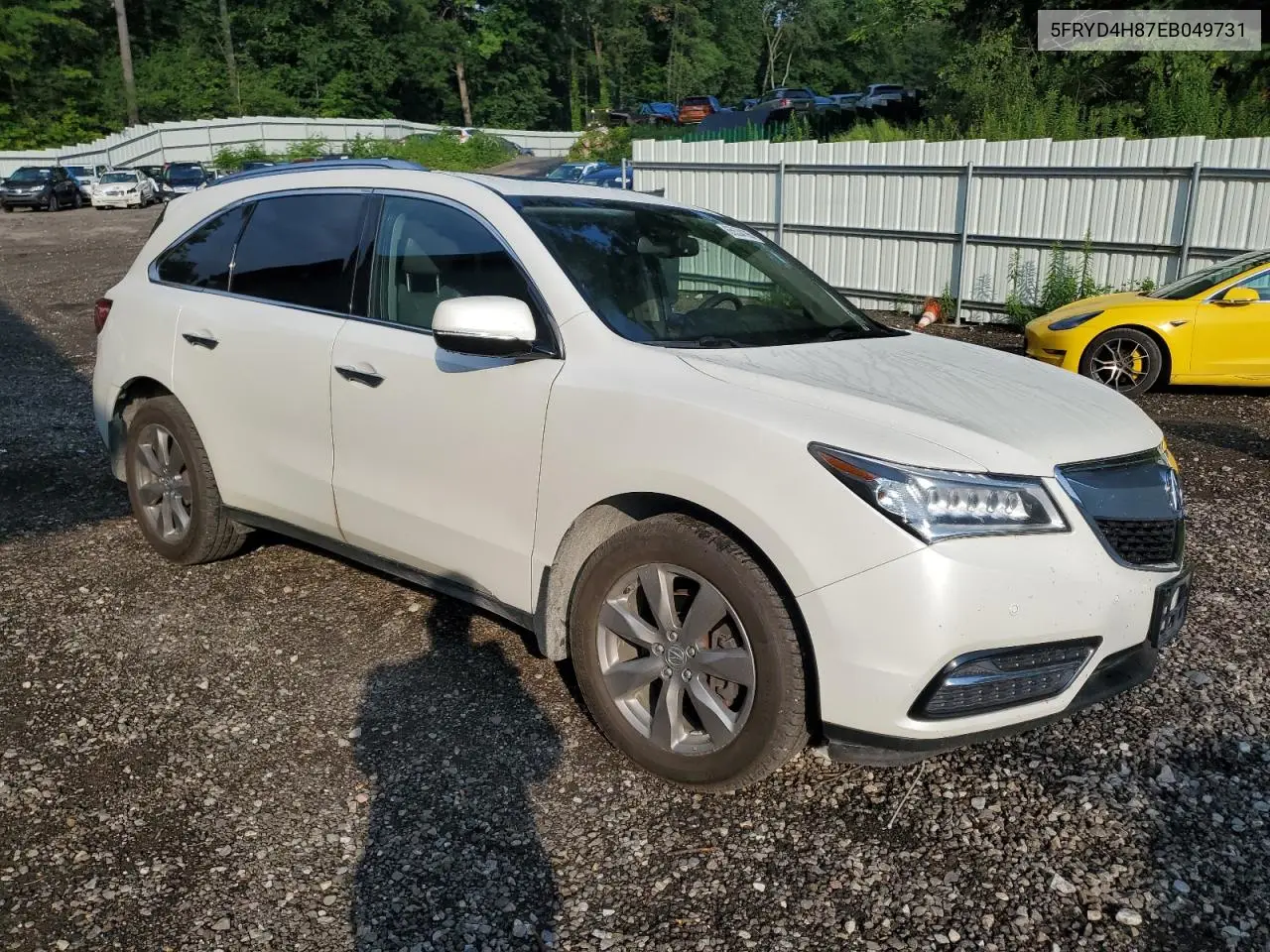 2014 Acura Mdx Advance VIN: 5FRYD4H87EB049731 Lot: 65534185