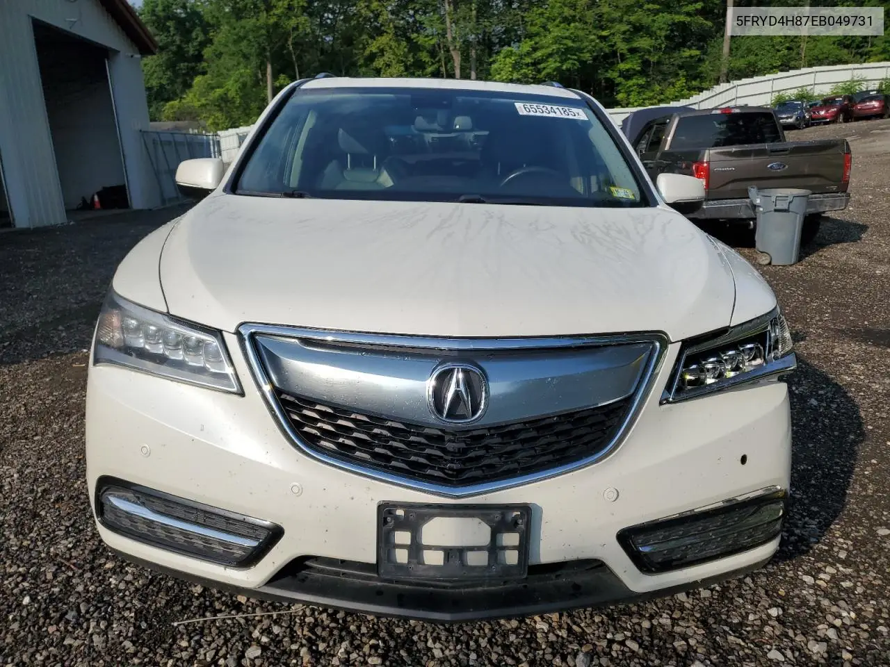 2014 Acura Mdx Advance VIN: 5FRYD4H87EB049731 Lot: 65534185