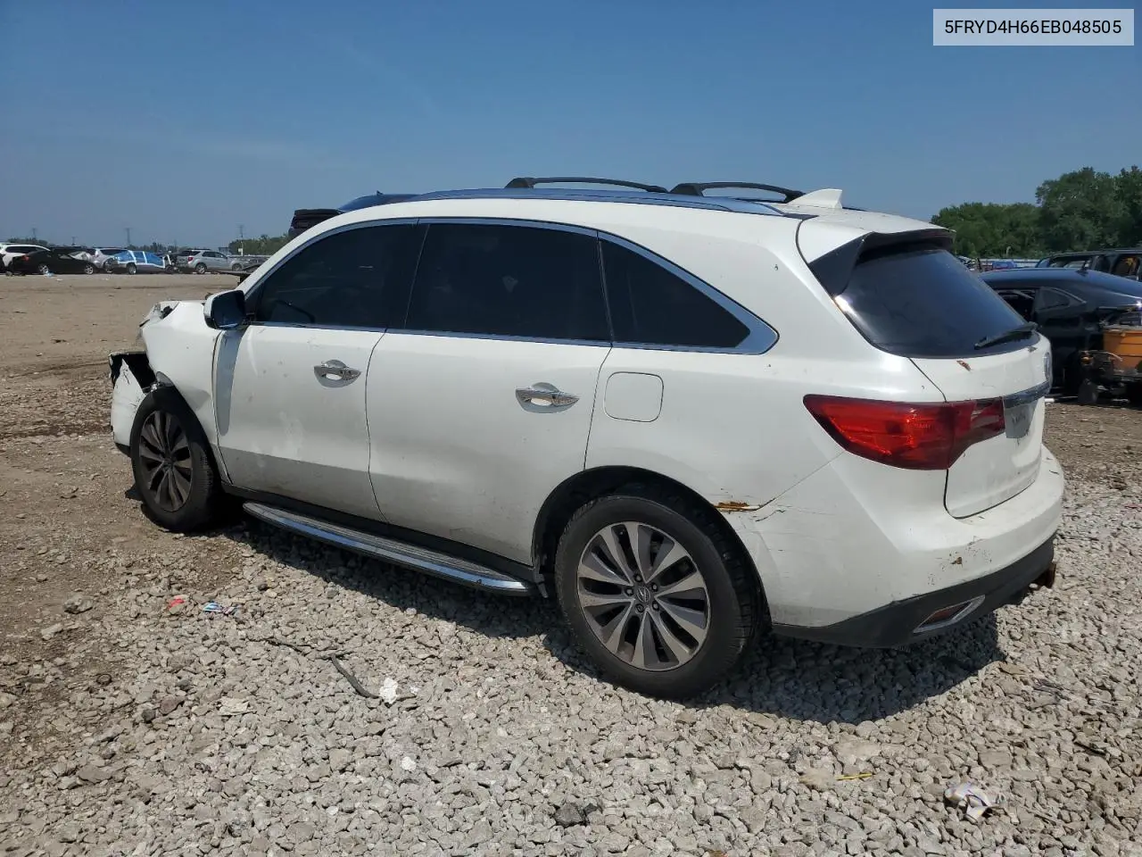 2014 Acura Mdx Technology VIN: 5FRYD4H66EB048505 Lot: 65585815