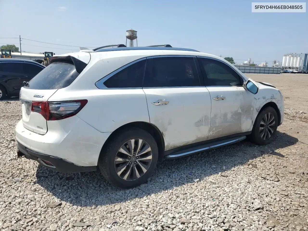 2014 Acura Mdx Technology VIN: 5FRYD4H66EB048505 Lot: 65585815
