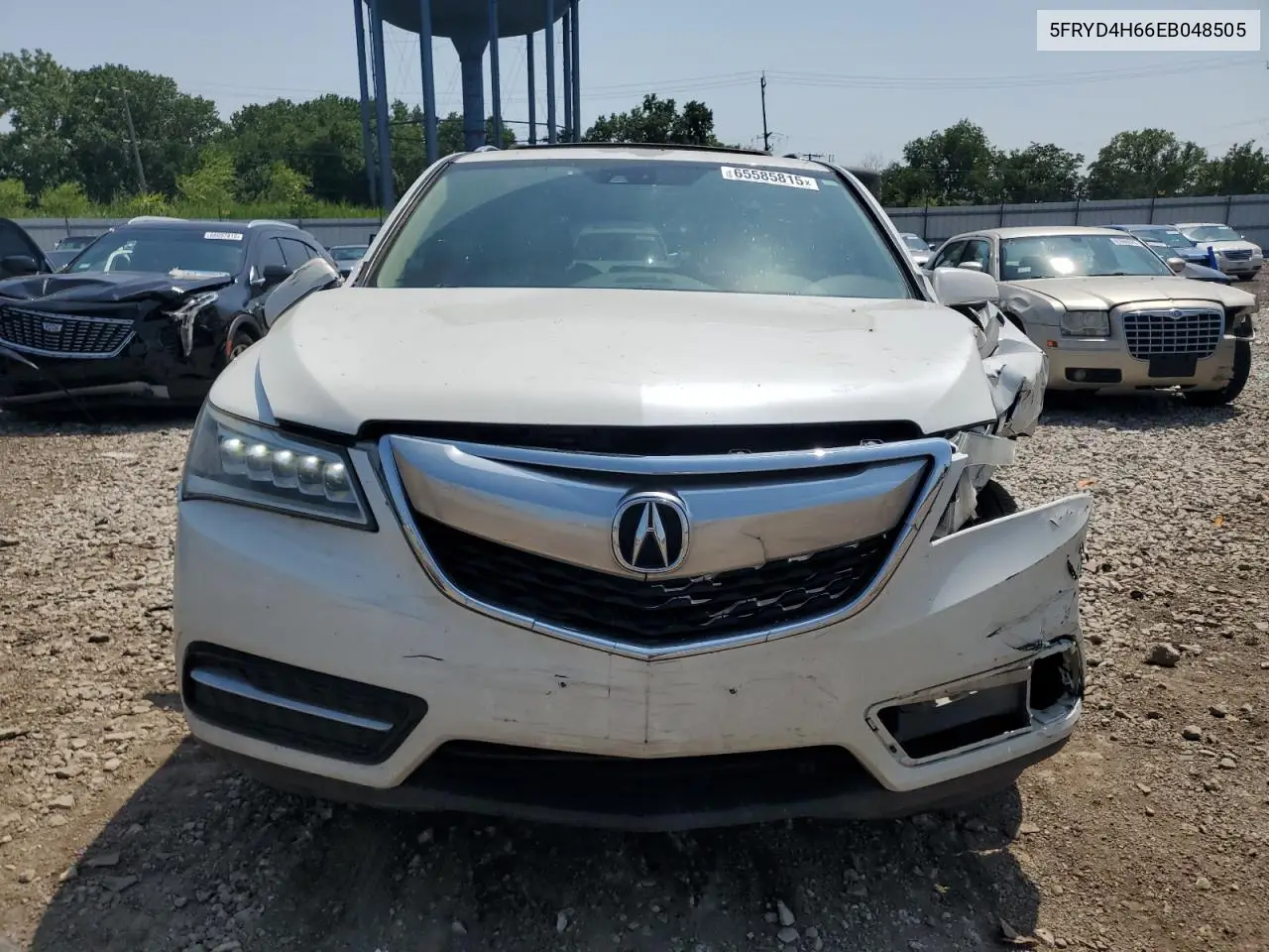 2014 Acura Mdx Technology VIN: 5FRYD4H66EB048505 Lot: 65585815