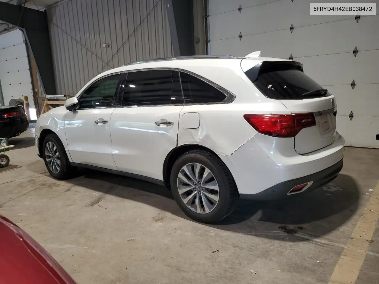 2014 Acura Mdx Technology VIN: 5FRYD4H42EB038472 Lot: 65721095