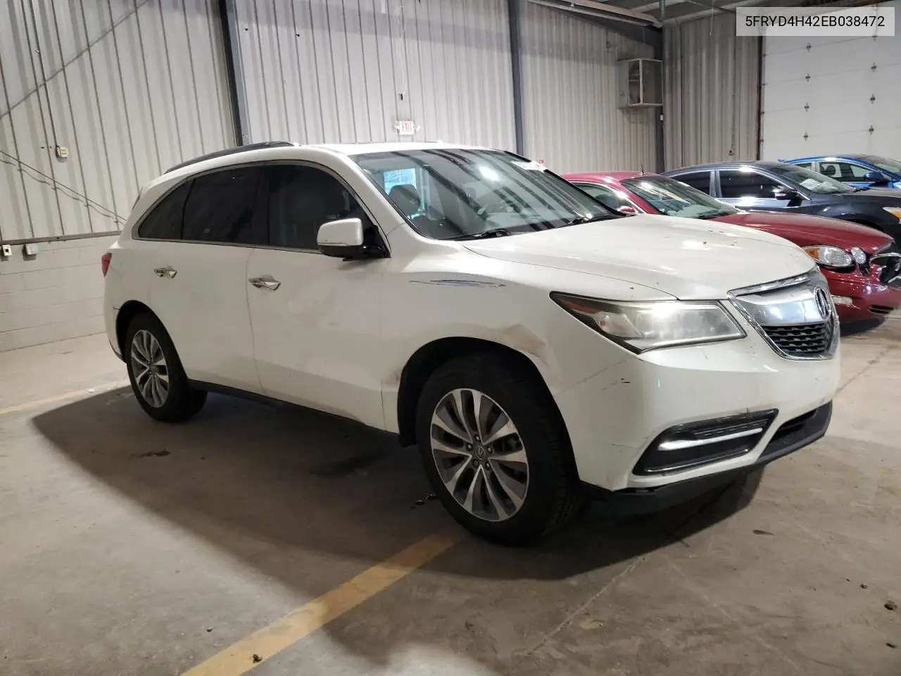 2014 Acura Mdx Technology VIN: 5FRYD4H42EB038472 Lot: 65721095