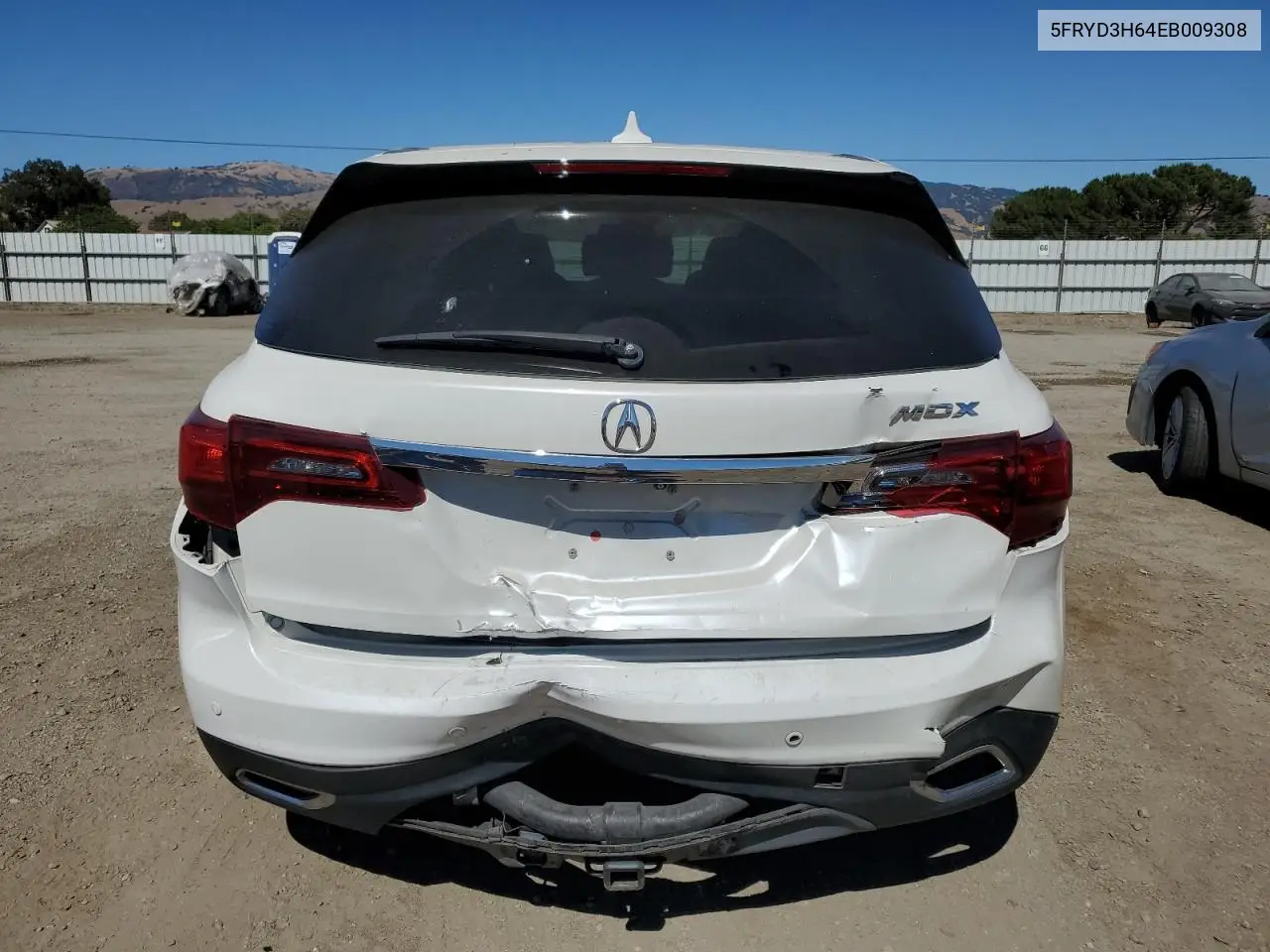 2014 Acura Mdx Technology VIN: 5FRYD3H64EB009308 Lot: 65770415