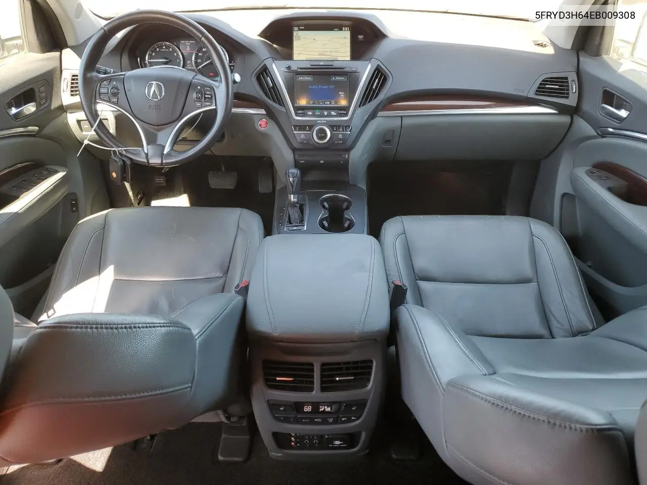 2014 Acura Mdx Technology VIN: 5FRYD3H64EB009308 Lot: 65770415