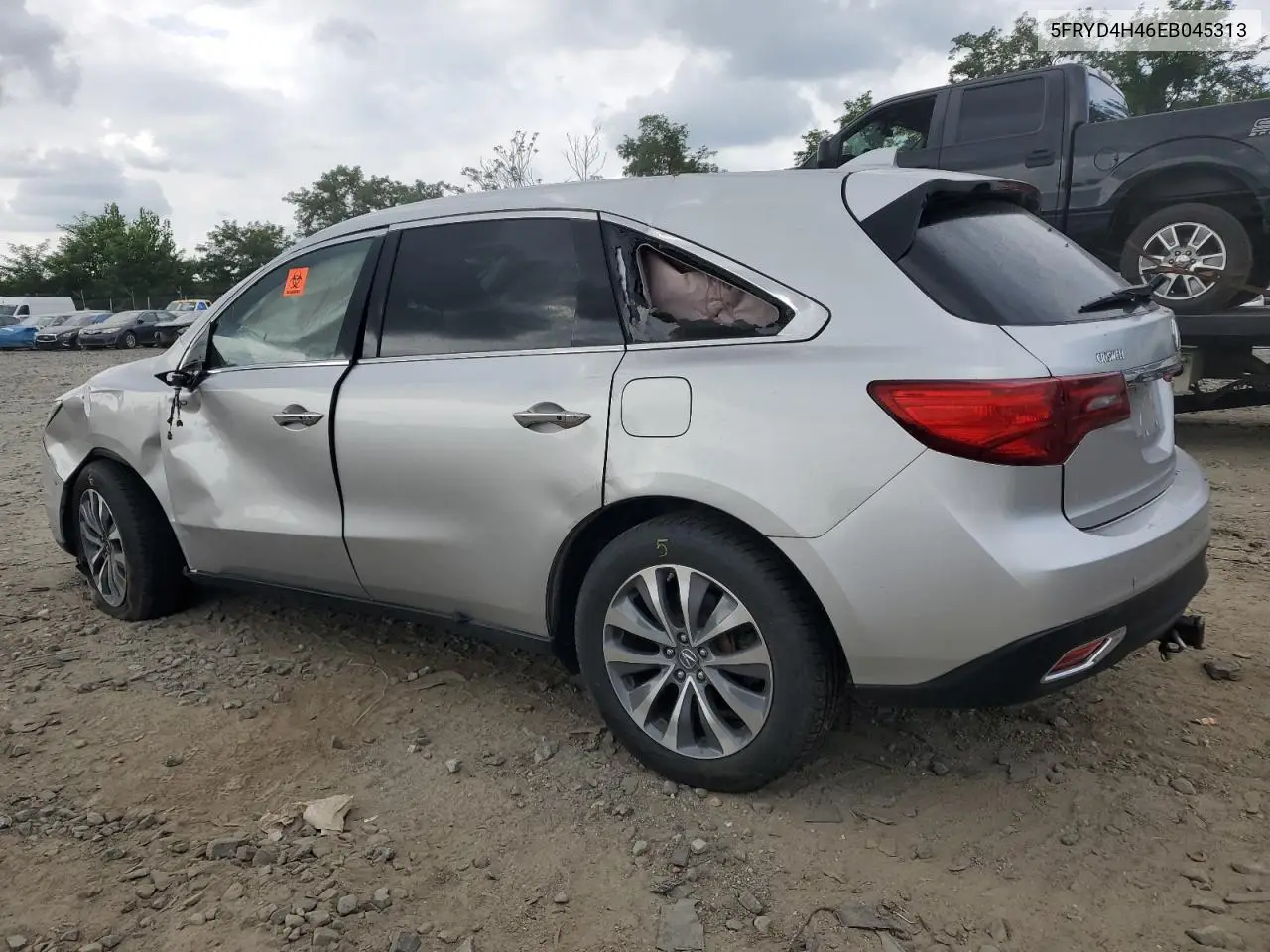 2014 Acura Mdx Technology VIN: 5FRYD4H46EB045313 Lot: 65793565