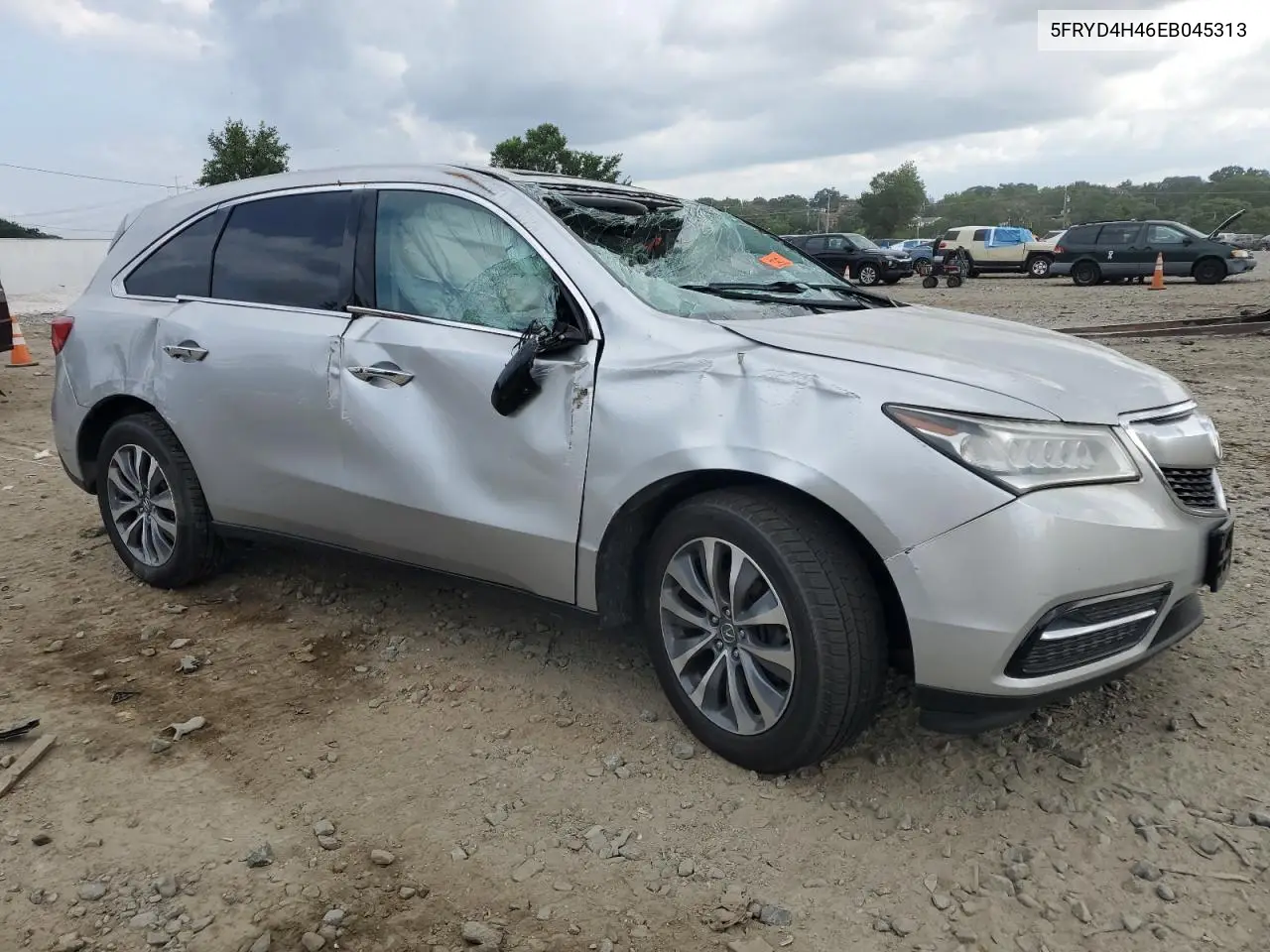 2014 Acura Mdx Technology VIN: 5FRYD4H46EB045313 Lot: 65793565