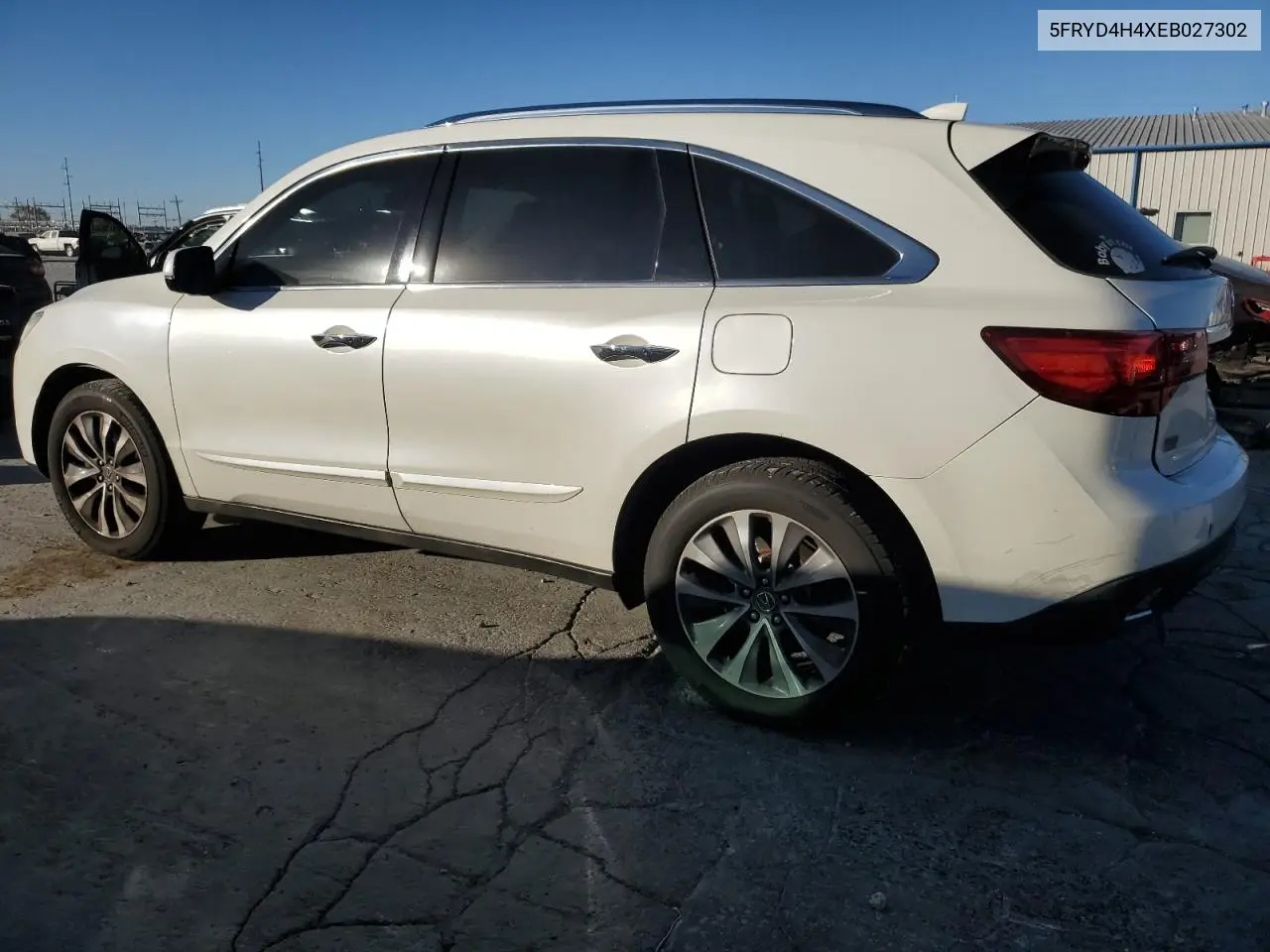 2014 Acura Mdx Technology VIN: 5FRYD4H4XEB027302 Lot: 83813874
