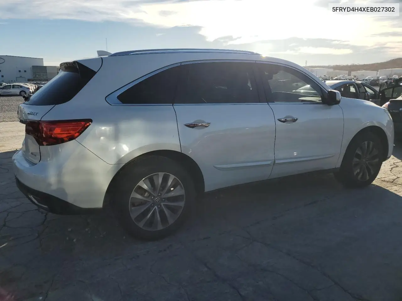 2014 Acura Mdx Technology VIN: 5FRYD4H4XEB027302 Lot: 83813874