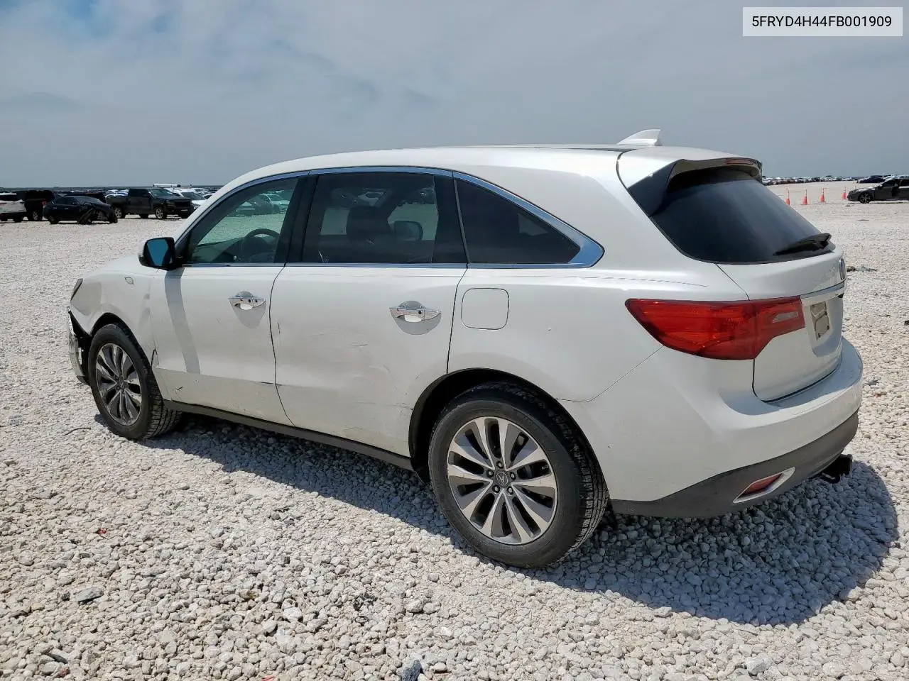 2015 Acura Mdx Technology VIN: 5FRYD4H44FB001909 Lot: 56789365